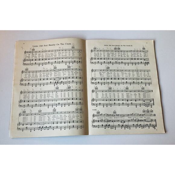 Vintage 1932 Cole Cowboy Song Book Sheet Music Arkansas Woodchopper Yodel Guitar - Picture 4 of 11